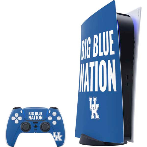 University of Kentucky Big Blue Nation PS5 Digital Edition Bundle Skin